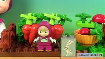 Masha et lours Mishka Маша и Медведь Jeu de construction Jardin Potager