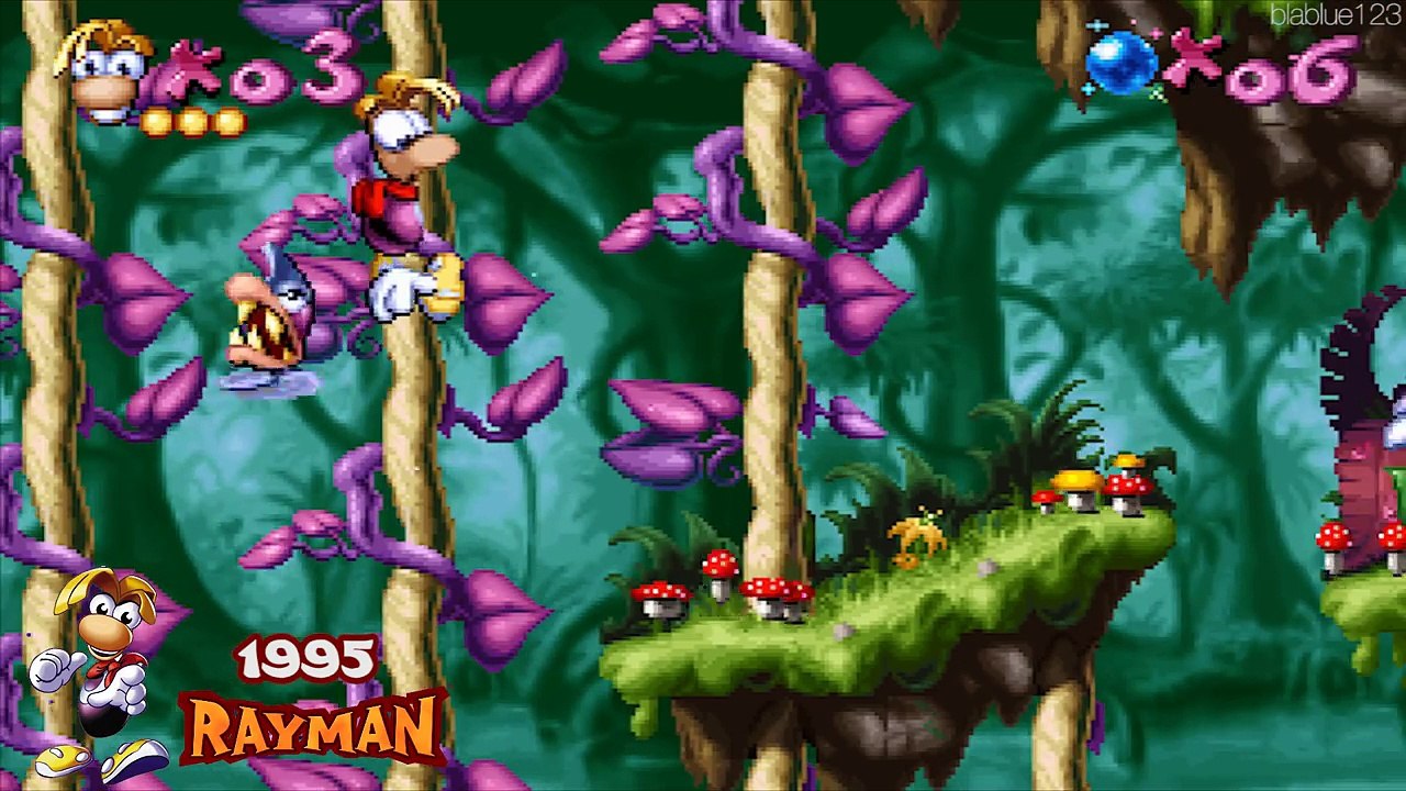 History of - Rayman (1995-new) | Main Series