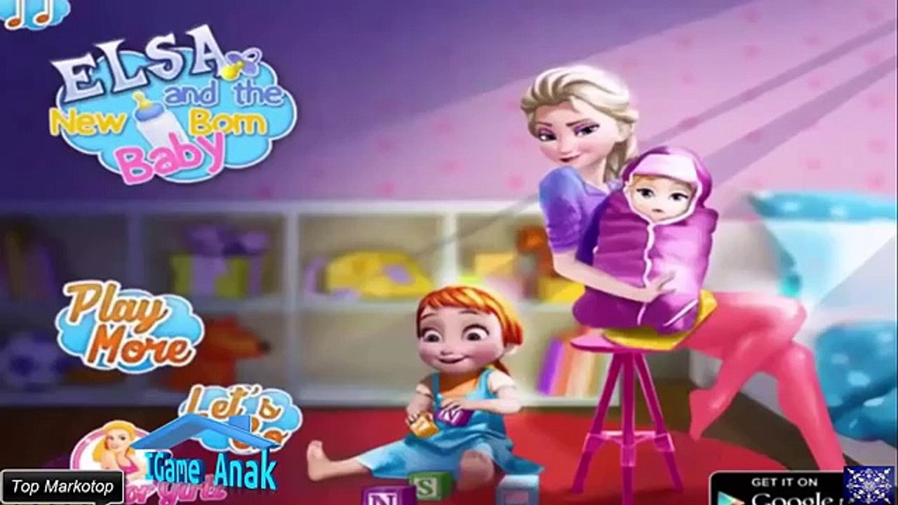 ☺Elsa Dan Anna Melahirkan. Permainan Frozen Elsa Dan Anna. Disney Princess Elsa & Anna Games