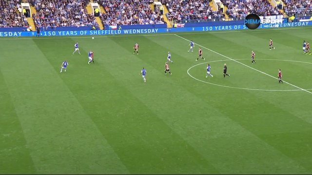 2-3 Leon Clarke Goal England Championship - 24.09.2017 Sheffield Wed 2-4 Sheffield Utd