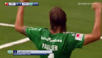 Bjorn Paulsen Goal HD - Djurgarden 0-1 Hammarby 24.09.2017