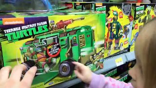 Crazy Ninja Turtles Toy Hunt Shopping Trip