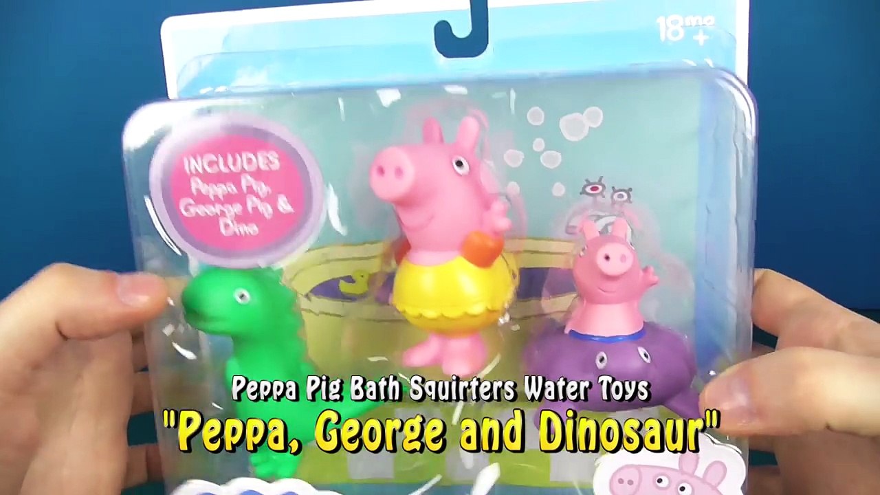 Peppa Pig · Bath Squirters Water Toys · Peppa, George and Dinosaur
