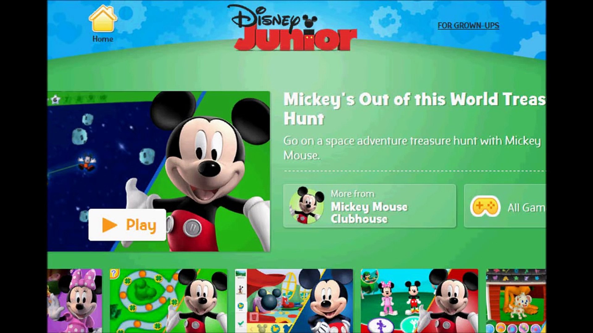 Mickey Mouse Clubhouse Space Adventure Treasure Hunt Free Game - video  Dailymotion