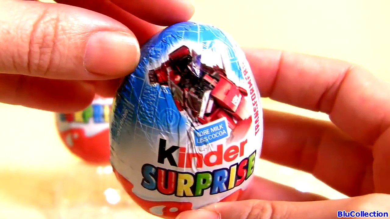 Transformers Toys Kinder Surprise Eggs Unboxing Chocolate Huevos Sorpresa Optimus Prime