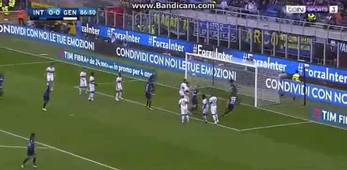 Danilo D'Ambrosio Goal HD -  Inter Milan 1-0 Genoa 24.09.2017