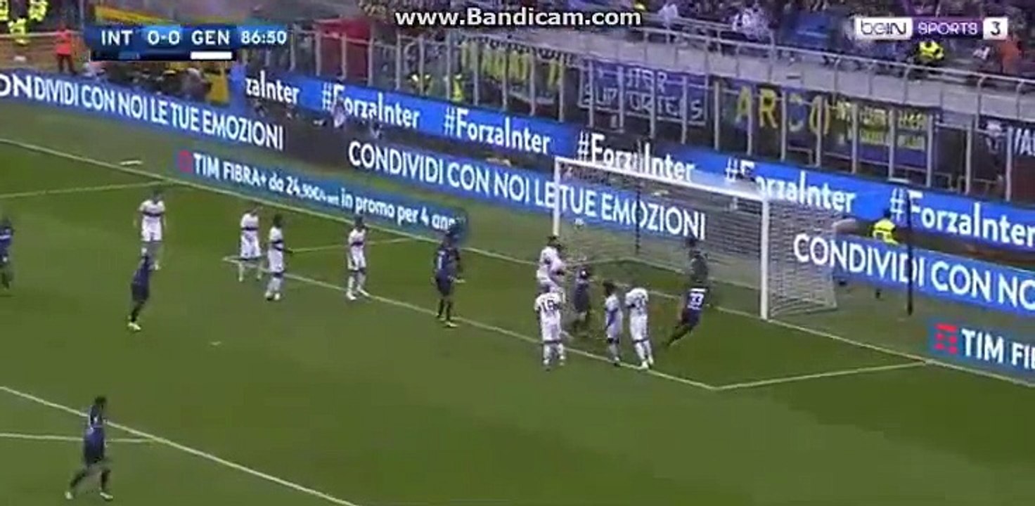 Inter Milan 1-0 Genoa Danilo D'Ambrosio Goal HD - 24.09.2017