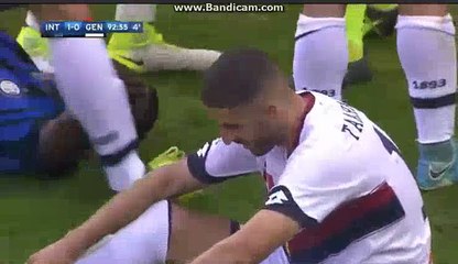 Adel Taarabt Red Card HD - Inter 1-0 Genoa 24.09.2017