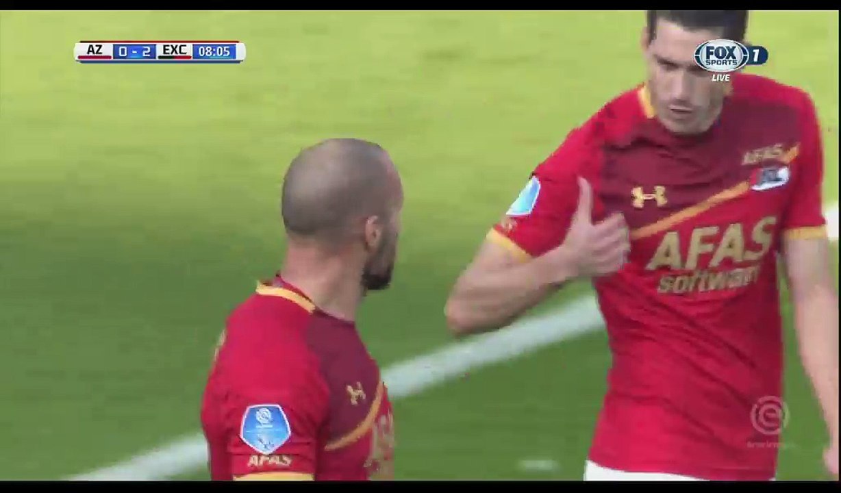 Luigi Bruins Goal HD - AZ Alkmaar 0-2 Excelsior - 24.09.2017