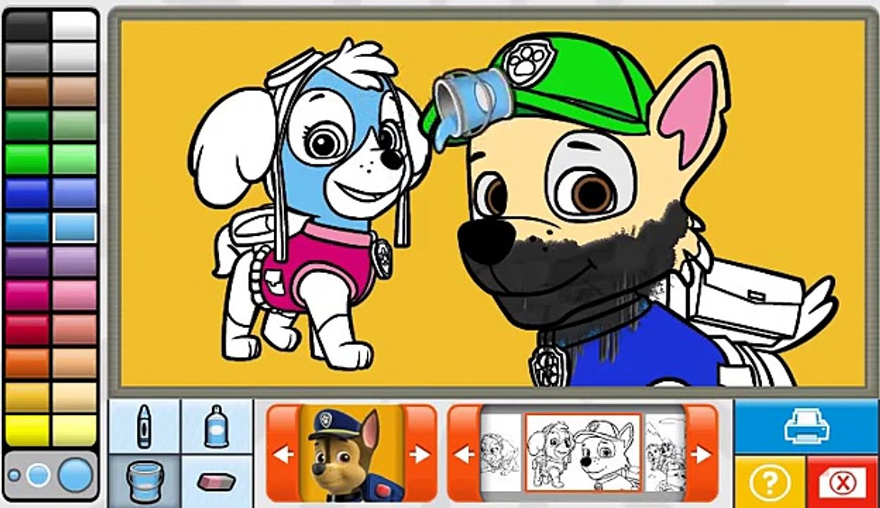 Paw patrol Coloring Page( Play Doh paw patrol full s ) paw patrol toys , Surprise eggs new