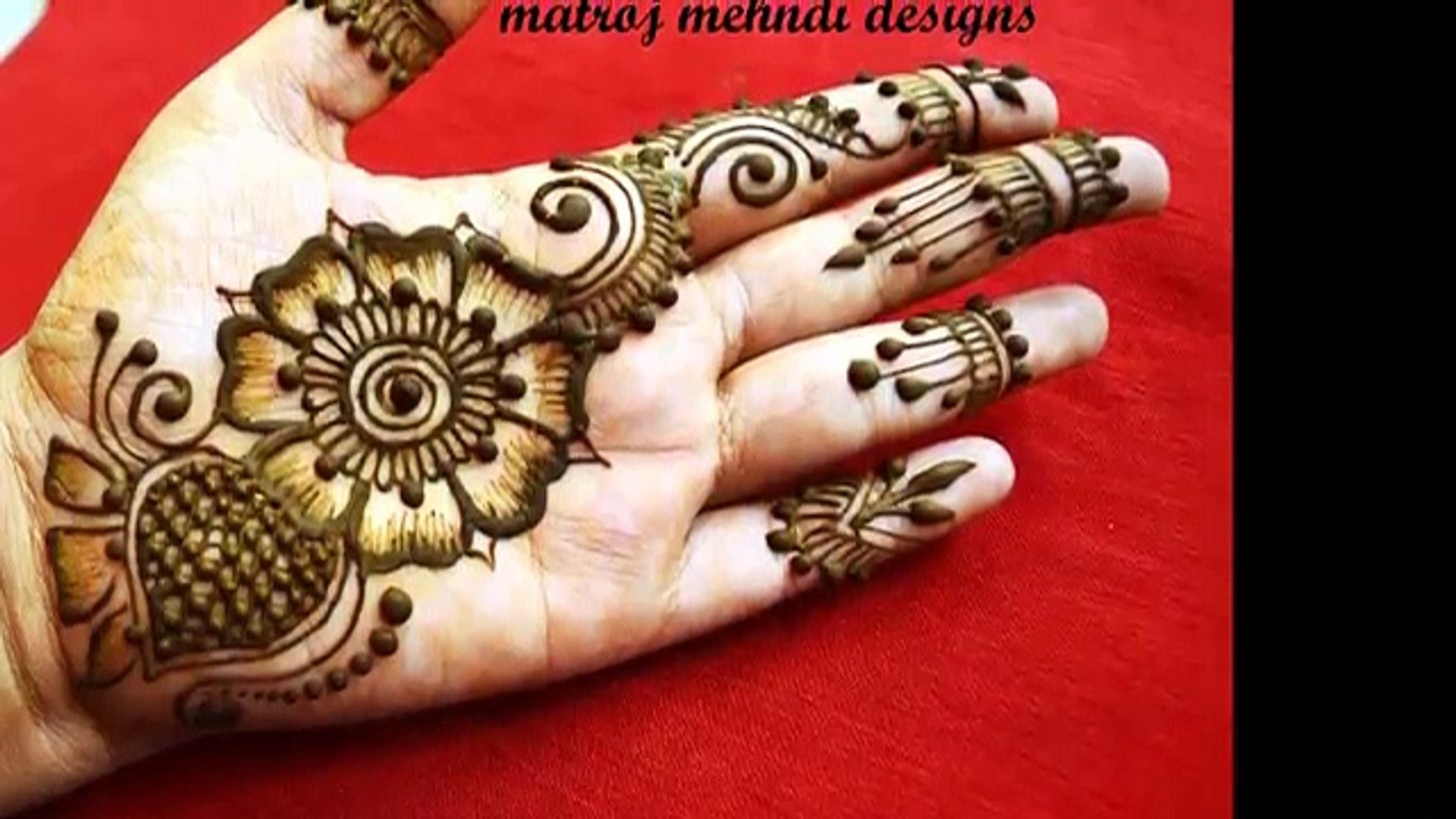 Easy Mehndi Designs For Hands Mehndi Designs For Marriages Matroj