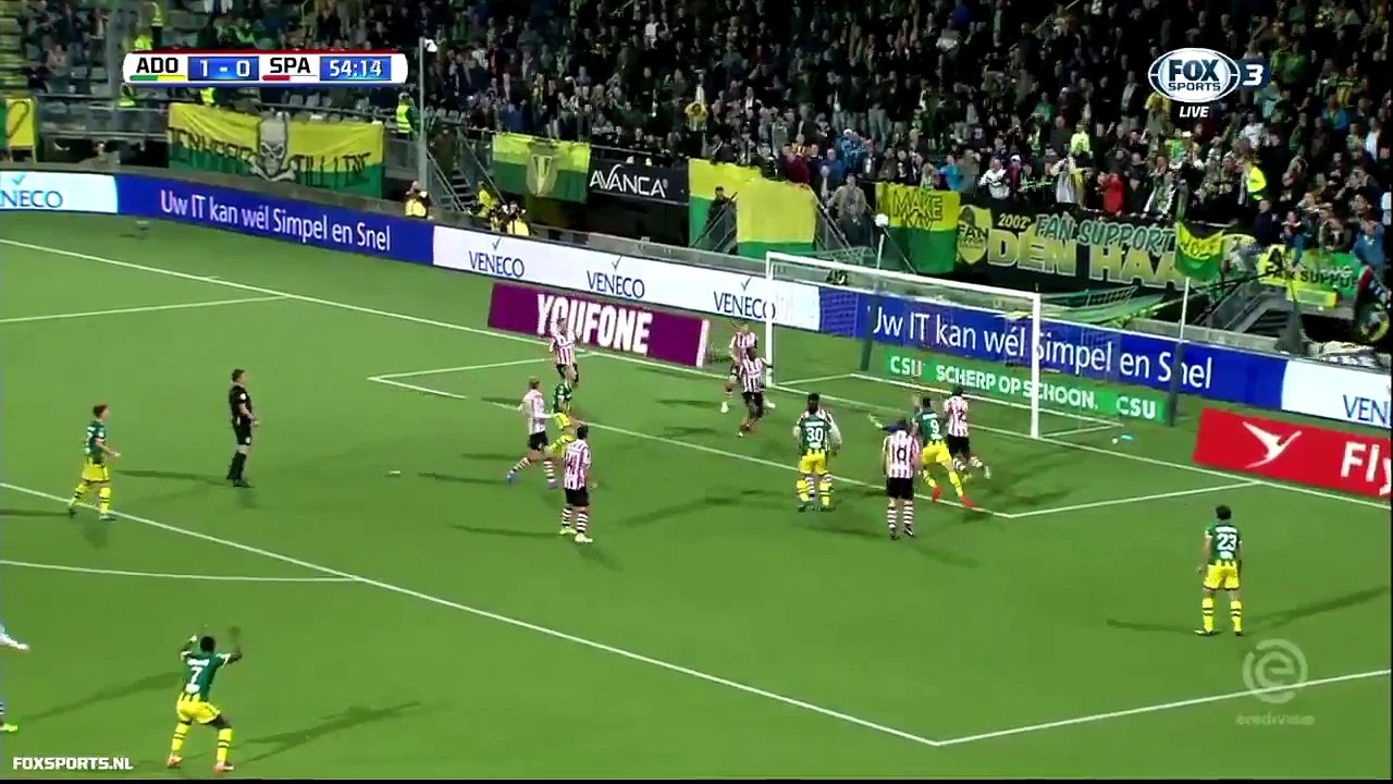 Le quadruple arrêt de Roy Kortsmit, le gardien...