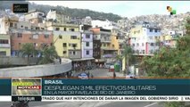 Brasil: realizan operativo contra el crimen organizado en Rocinha