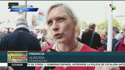 Download Video: Decenas de miles de franceses dicen No a la reforma laboral de Macron