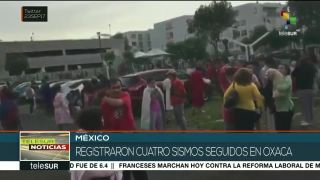 México: otros cuatro sismos se registran en el estado de Oaxaca