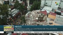 Aumenta a 295 el número de fallecidos por el sismo en México