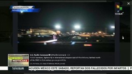 Ejército estadounidense realiza vuelos en espacio de Corea del Norte