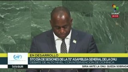ONU: Dominica denuncia los efectos del cambio climático en el Caribe