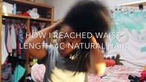 How to Grow Waist Length 4c Natural Hair (My Hair Journey, Current Routine, Products)