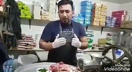 للمغتربين اسهل طريقه لعمل الكباب العراقي الهش بلحم المجمد ابوعلوش - الشيف ابو علوش