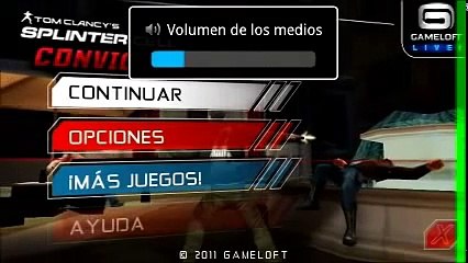 Descargar Splinter Cell Conviction Android--Xperia play