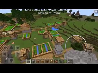 Болото и 3 деревни сид на Minecraft PE 0.12.1