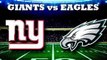 NFL New York Giants VS Philadelphia Eagles LIVE STREAM