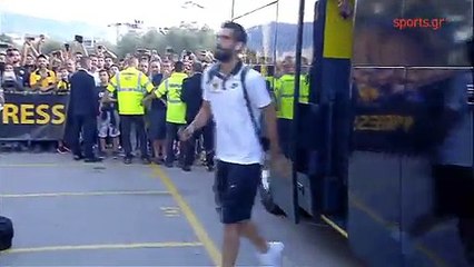 O.A.K.A η άφιξη της ΑΕΚ  - 24092017 [HD]