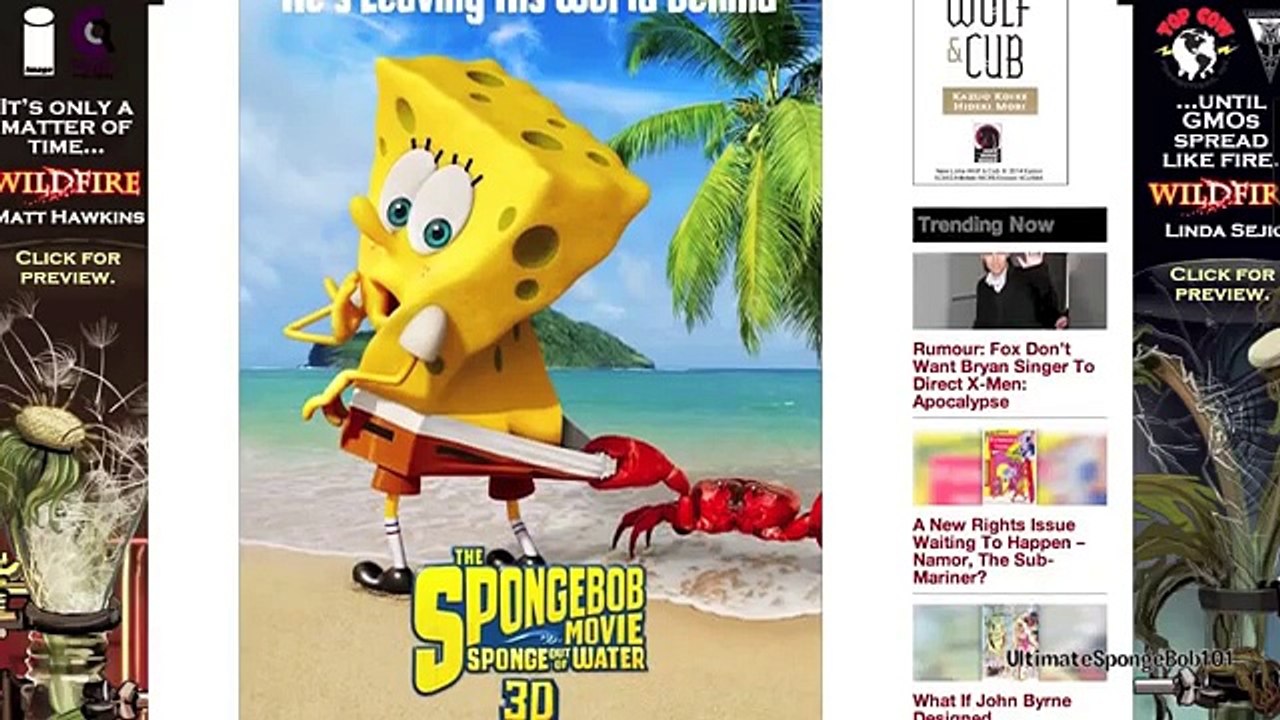 SpongeBob Movie 2: Sponge Out Of Water News (6/10/14) (First On YouTube!)
