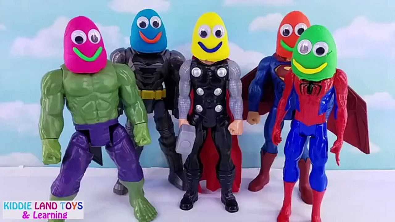 Superheroes Marvel DC Comics Paw Patrol Finger Family Oddbods Bees in Beehive Learn Colors Video