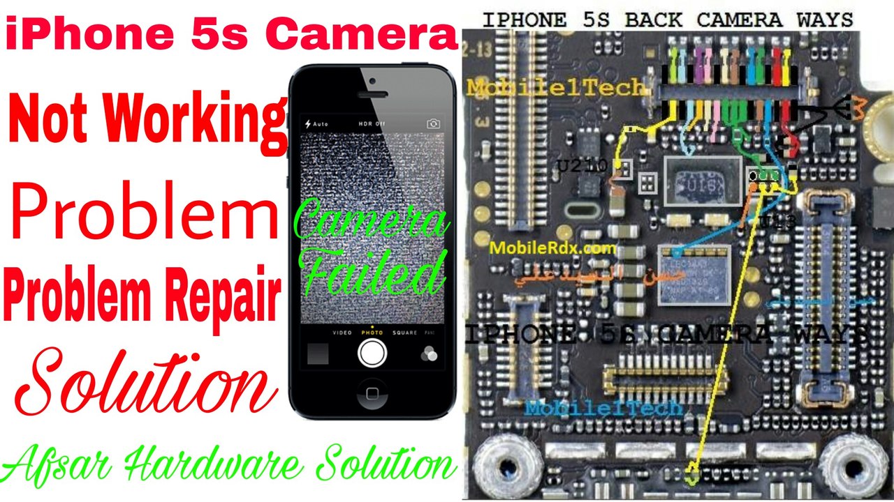 iPhone 5s Camera Not Working Problem Repair Solution