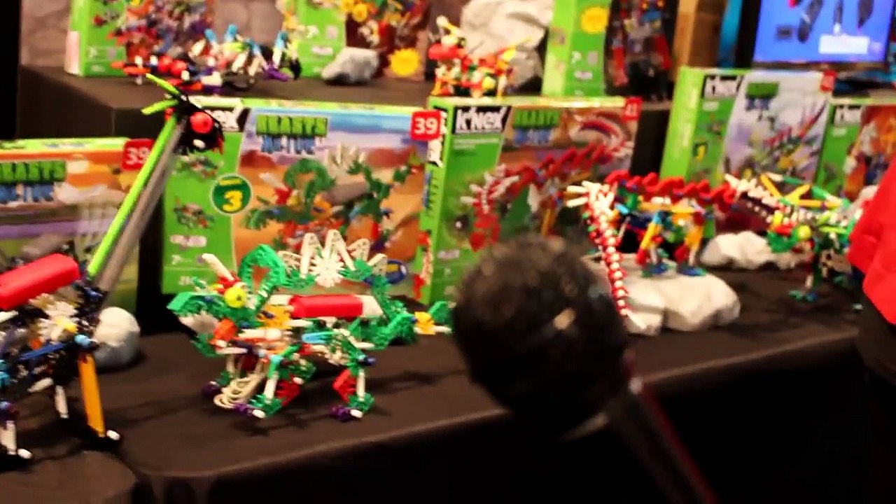 KNEX Toys KNEX New Building Sets new | Roller Coasters | K-Force | Toy Fair new NYC