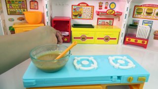 Cooking toys! yakisoba pan(Fried noodles Bread) Konapun