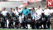 NFL players take a knee In protest of Donald Trump after president calls for fan boycott