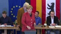 CDU de Merkel gana legislativas en Alemania, según sondeos