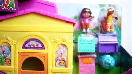 Casa da Dora Aventureira Unboxing Brinquedos Toys em Português