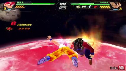 Dragon Ball Z Budokai Tenkaichi 3 - Goku Super Saiyan God 2 VS Gohan SSJ 4 Red Potara (1080p)