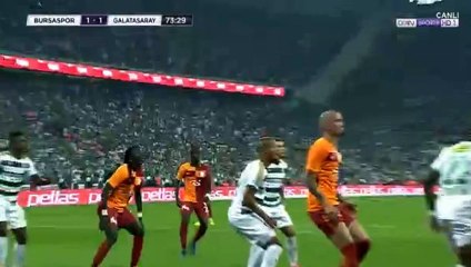 Sofiane Feghouli Goal HD - Bursaspor 1-1 Galatasaray 24.09.2017