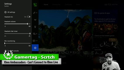 Why cant I connect to Live on Xbox One?