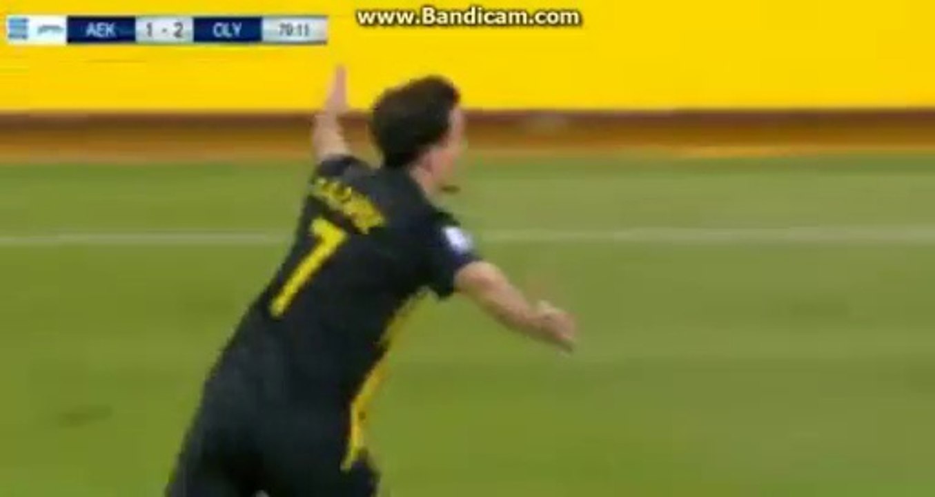 Lazaros Christodoulopoulos Super Goal HD - AEK Athens FC 2-2 Olympiakos Piraeus