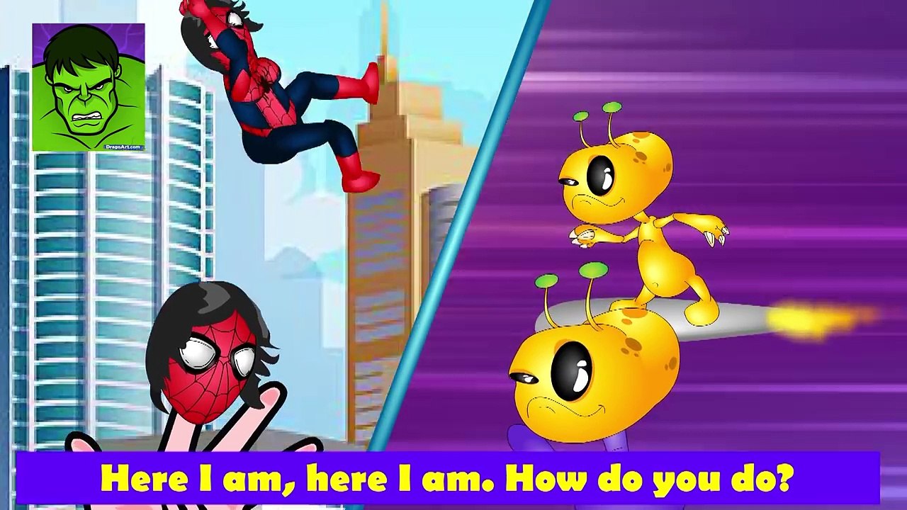 Finger Family Collection | Spiderman Vs Hulk Cartoon Finger Family | Gorilla vs Hulk Finger Family