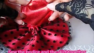 Miraculous Ladybug Doll Dress / Ladybug inspired Dress