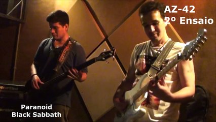 Paranoid - AZ-42 no Studio Vila Musical (RJ)