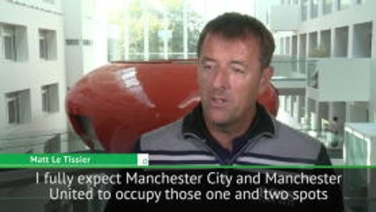 Le Tissier expects the title to go to Manchester