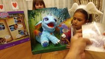 Fur real friends torch küçük ejderha, eğlenceli çocuk videosu, toys unboxing