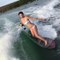 Wakesurfing Girl Falls But Saves Wine From Spilling