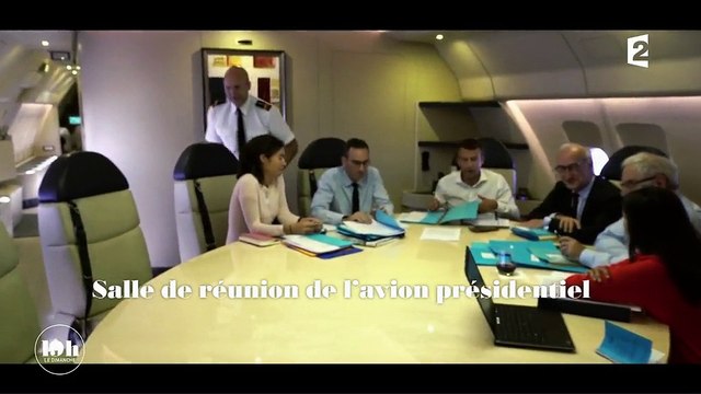 19h le dimanche . Avec Emmanuel Macron dans l'avion présidentiel en vol pour les Nations unies à New York