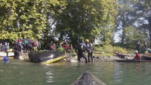 Suite ventriglisse sur rafting