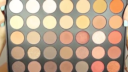 Halo Smokey eye & ombre lip using Morphe 350 palette | Valerie pac