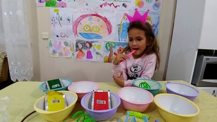 Boraksla ve su kullanarak rengarenk kristaller yapıyoruz, eğlenceli çocuk videosu